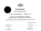 NEBB Cert. - BSC Dallas 2021